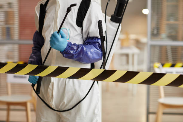 Professional Sewage Cleanup technician working in Red Oak, IA